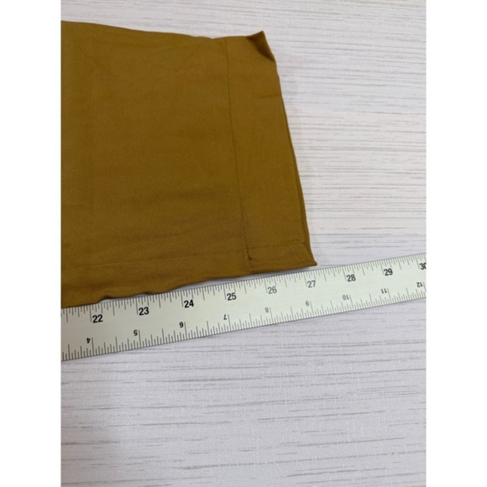 A New Day Womens Large High-Rise Cargo Pants Tan Brown Elastic Waist NWT NEW - Picture 8 of 10